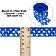 Nbeads 3 Rolls 3 Colors Independence Day Theme Polyester Grosgrain Ribbon OCOR-NB0001-69-2