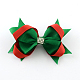 Natale grosgrain bowknot coccodrillo capelli clip PHAR-R167-12-1