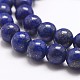 Chapelets de perle en lapis-lazuli naturel G-G953-03-8mm-6