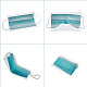 Clip de rangement pour couvre-bouche en plastique portable Gorgecraft AJEW-GF0001-01-7