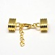 Zinc Alloy Ends with Iron Chains PALLOY-N0091-02G-1