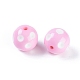 Perles en acrylique de bubblegum morceau X-SACR-S146-24mm-10-2