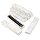 紙ボール紙のアクセサリー箱  ネックレスボックス  長方形  ホワイト  21x4.5x3.1cm CBOX-BC0001-19-1