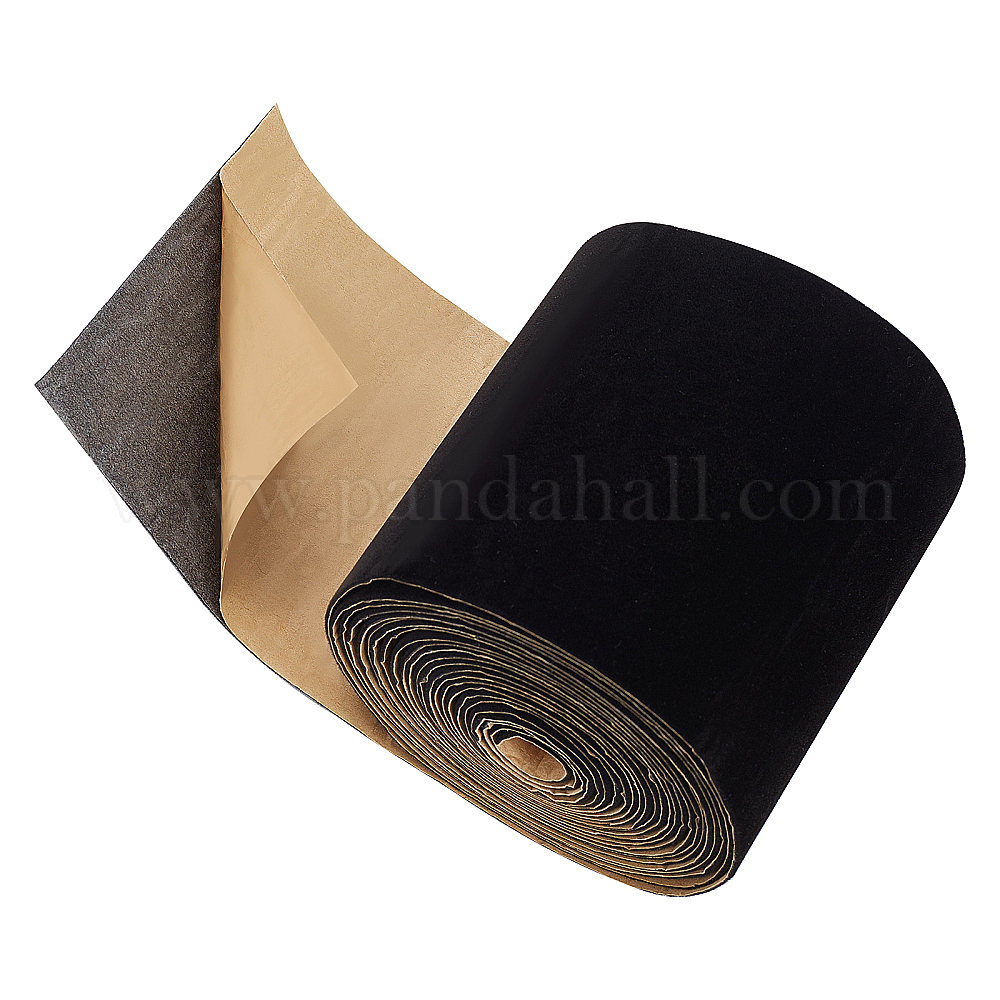 Shop BENECREAT 2 Rolls 4"x158" Self Adhesive Velvet Fabric Roll Velvet