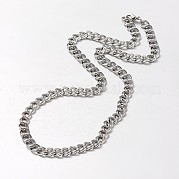 Ожерелье из двух звеньев цепи из нержавеющей стали 304 STAS-L127-02P