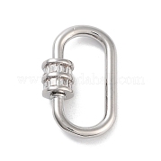 Кольца для ключей из латуни с микропаве и кубическим цирконием KK-M293-50P