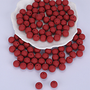 Круглые силиконовые фокусные бусины SI-JX0046A-80