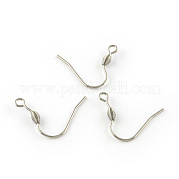 201 Stainless Steel Earring Hooks STAS-R063-66