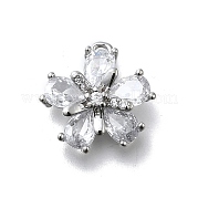 Латунные микро проложить кубического циркония подвески KK-D312-14P