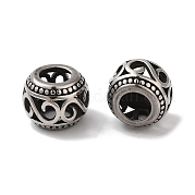 Европейские бусины из нержавеющей стали 304 STAS-S129-10P