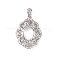 10 Ciondoli A Cuore In Argento Sterling 925 Con Zirconi Cubici - 5.5x7 Mm, Per Creare Gioielli Fai Da Te