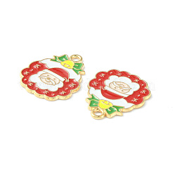 Weihnachten Legierung Emaille Anhänger&nbsp;ENAM-D047-10LG-02