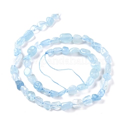 Природные Аквамарин бисер нитей G-G018-69