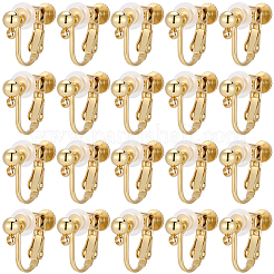 20 шт. фурнитура для сережек-клипс из нержавеющей стали 316&nbsp;STAS-BBC0008-59G