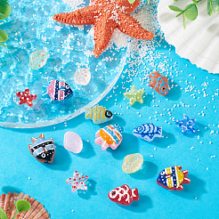 16 шт. нити из окрашенных стеклянных бусин 16 стилей&nbsp;LAMP-TA0001-81