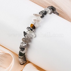 Natürliche Armbänder aus turmaliniertem Quarz / schwarzem Rutilquarz&nbsp;BJEW-JB03681-01