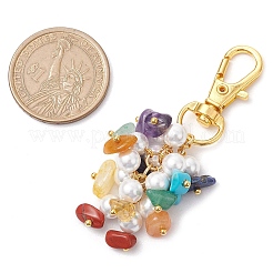 Подвеска с чакрой из натуральной красной яшмы HJEW-JM02516