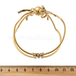 Шарнирные браслеты из нержавеющей стали 304 для женщин BJEW-Z091-08G