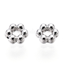 Abalorios de entrepieza de acero&nbsp;PALLOY-WH0103-05A-P