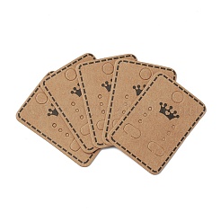 Carte di visualizzazione dell'orecchino di carta kraft&nbsp;CDIS-D005-07
