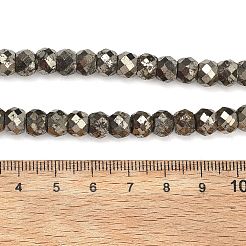 Stränge aus natürlichen Goldpyritperlen&nbsp;G-L051-8x5mm-02