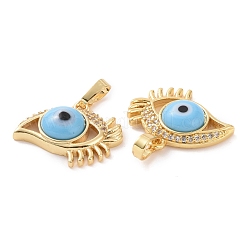 Латунные микро проложить кубического циркония подвески ZIRC-F136-09G-04