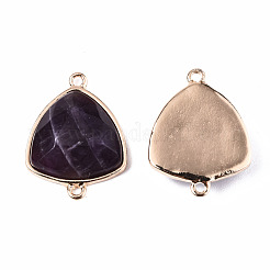 Соединители звеньев натурального аметиста&nbsp;G-T131-18C