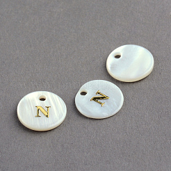 Подвески из пресноводных оболочек&nbsp;SSHEL-S249-N