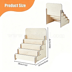 Tischkartenständer aus Holz&nbsp;AJEW-WH0348-315