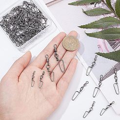 90 шт. 9 латунных рыболовных карабина с вертлюжками&nbsp;FIND-FH0004-40