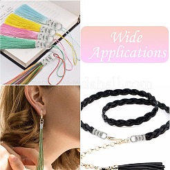 30шт. 3 стиля латунный наконечник шнура&nbsp;FIND-CJ0004-71