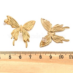 Серьги-гвоздики из нержавеющей стали 304 для женщин&nbsp;LS-EJEW-K306-21G