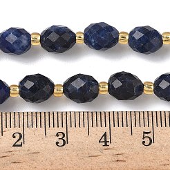 Природный содалит бисер нитей G-F809-A19-01B