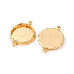 Латуни разъем кабошон сеттинги KK-F898-21B-G