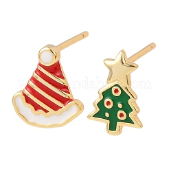 925 стерлингового серебра серьги стержня EJEW-F397-02G