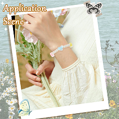 80 шт. Прозрачные акриловые бусины&nbsp;TACR-SP0001-39