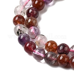 Натуральные кварцевые бусины супер семь нитей&nbsp;G-D359-B01-6mm