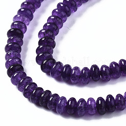 Hilos de abalorios de jade blanco natural&nbsp;G-S366-099