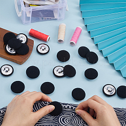 20шт утюг с тканевыми пуговицами BUTT-GF0003-76B