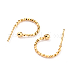 Фурнитура для сережек-гвоздиков из нержавеющей стали 304 STAS-L252-001G