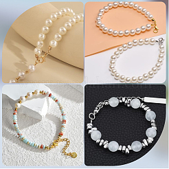 360 шт. 6-х цветные латунные наконечники для бусин KK-SP0002-31