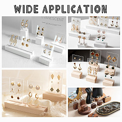 Карточка-витрина с серьгами из акрила 4 цвета ODIS-AR0001-05B