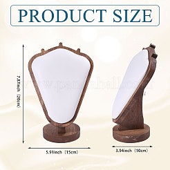 Деревянные подставки для ожерелий в форме бюста&nbsp;NDIS-WH0003-018D