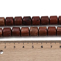 Натуральные красные яшмы бусы пряди G-G275-D25-10x10mm