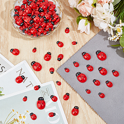 120шт 5 стиля непрозрачные кабошоны из смолы&nbsp;CRES-WR0001-02