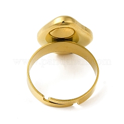 Ионное покрытие (ip) 304 нержавеющая сталь ромбовидные регулируемые кольца с искусственным жемчугом ABS STAS-D089-24G