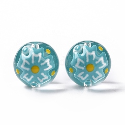 Прозрачные стеклянные бусины&nbsp;LAMP-B021-03A-01