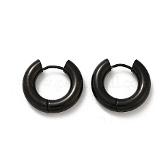 Серьги-кольца из нержавеющей стали 202 для полировки&nbsp;EJEW-M106-02EB-03