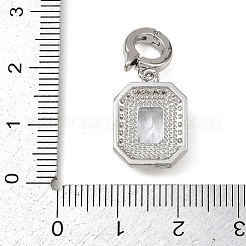 Латунные микро проложить кубического циркония подвески&nbsp;KK-K413-08P