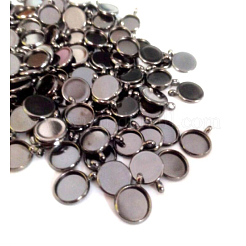 Colgante de latón cabochon ajustes&nbsp;KK-H280-B-NF
